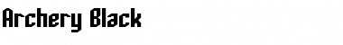 Download Archery Black Font