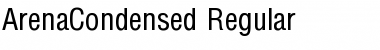 Download ArenaCondensed Font
