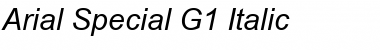 Download Arial Special G1 Font