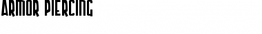 Download Armor Piercing Font