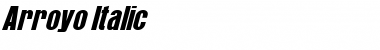 Download Arroyo Font