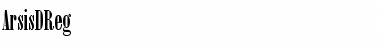 Download ArsisDReg Font
