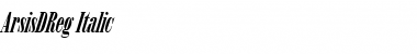 Download ArsisDReg Font