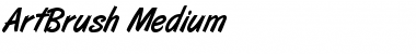 Download ArtBrush Font