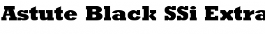 Download Astute Black SSi Font