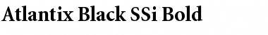 Download Atlantix Black SSi Font