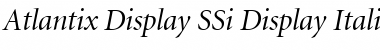 Download Atlantix Display SSi Font