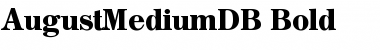 Download AugustMediumDB Font