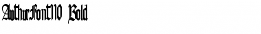 Download AuthurFont110 Font