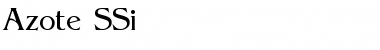 Download Azote SSi Font Download Azote SSi Font