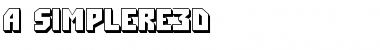Download a_Simpler3D Font