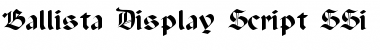 Download Ballista Display Script SSi Regular Font