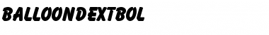 Download BalloonDExtBol Regular Font