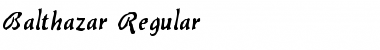 Download Balthazar Regular Font