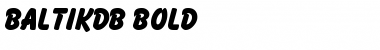 Download BaltikDB Bold Font