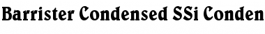 Download Barrister Condensed SSi Condensed Font