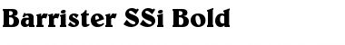 Download Barrister SSi Font