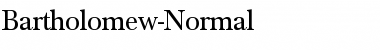Download Bartholomew-Normal Regular Font