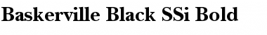 Download Baskerville Black SSi Font