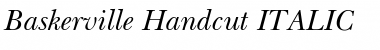 Download Baskerville Handcut ITALIC Font