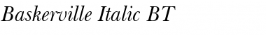 Download Baskerville Italic Font