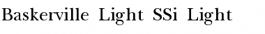 Download Baskerville Light SSi Light Font