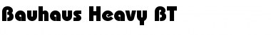 Download Bauhaus Hv BT Heavy Font