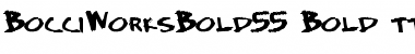 Download BocciWorksBold55 Bold Font