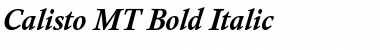 Download Calisto MT Bold Italic Font