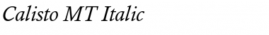Download Calisto MT Italic Font