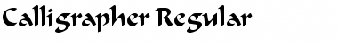Download Calligrapher Regular Font