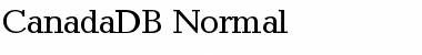 Download CanadaDB Normal Font