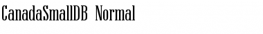 Download CanadaSmallDB Normal Font