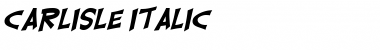 Download Carlisle Italic Font