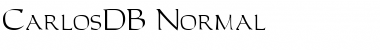 Download CarlosDB Normal Font