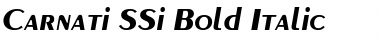 Download Carnati SSi Bold Italic Font