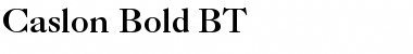 Download Caslon Bd BT Regular Font