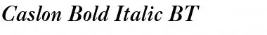 Download Caslon Bd BT Italic Font
