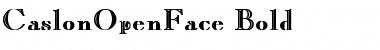 Download CaslonOpenFace Bold Font