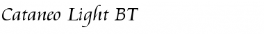Download Cataneo Lt BT Light Font