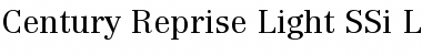 Download Century Reprise Light SSi Font