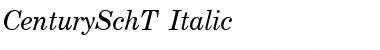 Download CenturySchT Italic Font