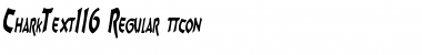 Download CharkText116 Font