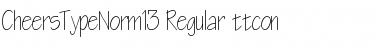 Download CheersTypeNorm13 Font
