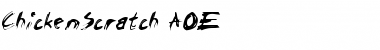 Download ChickenScratch AOE Font