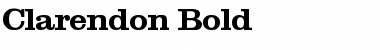 Download Clarendon Bold Font