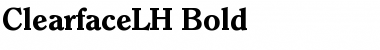 Download ClearfaceLH Font