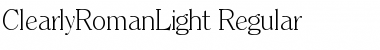 Download ClearlyRomanLight Font