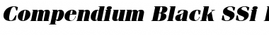 Download Compendium Black SSi Font