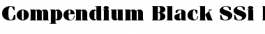 Download Compendium Black SSi Font